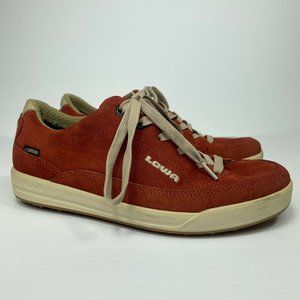 Lowa Palermo GTX LO Women's Size US 7 Gore-Tex Hiking Shoes Reddish Orange